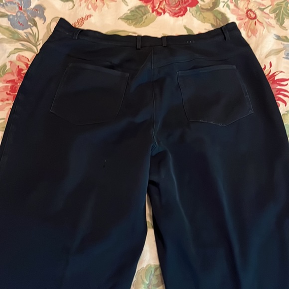 ST JOHN SPORT Size 16 Casual Career Dress Straight Leg Flatfront GOLD HW classic - Picture 12 of 16